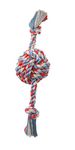 MAMMOTH Flossy Chews Color Monkey Fist Ball with Rope Ends, Large, 18-Inch