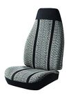 Fia TR49-44 Black Custom Fit Front Seat Cover Bucket Seats - Saddle Blanket, (Black)