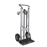 Cosco 12204ASB1E 2-in-1 Hybrid Handtruck, Commercial Use, Silver
