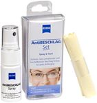 ZEISS Anti-Fog kit (Spray 15 ml and Cloth), Effective Protection Against fogging Lenses