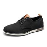 Bruno Marc Men's Casual Dress Oxfords Shoes Business Formal Derby Sneakers, Black-01, 8