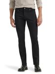 Lee Men's Extreme Motion Straight Taper Jean, Black, 36W x 28L