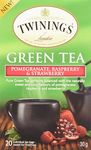 Twinings of London Pomegranate, Raspberry, and Strawberry Green Tea Bags, 20 Count