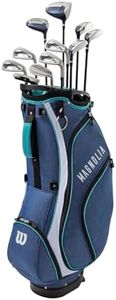 Wilson Magnolia Package Golf Set with Carry Bag - Right Hand, Tall, Ladies, Navy