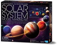 4M Solar System Mobile Kit Large, Glow in The Dark Planetarium Model, Includes Bonus Solar System Chart, 75CM X 75CM. Encourages Space Exploration, Craft Toy for The Whole Family