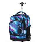 Dreneco School Bags for Boys Grils with Wheels, Rucksack for School Childrens, Luggage on Wheels Kids Trolley Backpack Rolling Children's Backpacks