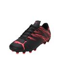 PUMA Men's ATTACANTO FG/AG Soccer Shoe, Black-FIRE Orchid, 9.5 UK