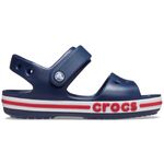 crocs unisex-child Bayaband Sandal NAVY/PEPPER Sandal - 5-5.5 Years, 12 Kids UK, 18 cms (C12) (205400-4CC)