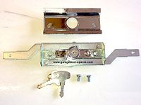 Steel Line Roller Shutter & Garage Door Lock (Rectangle Plate)