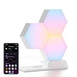 Cololight RGB Lamp, Smart Table Lamp, 2.4GHz Wifi only, App Control & Voice Control, compatible with Alexa & Google Assistant, Gaming Desk Lamp, Mood Lamp for Bedroom, Pro, 3 Hexagons