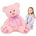 MorisMos 39 Inches Pink Giant Teddy