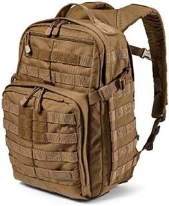 5.11 Tactical Backpack – Rush 12 2.0 – Military Molle Pack, CCW and Laptop Compartment, 24 Liter, Small, Style 56561, Kangaroo