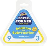 Trend Enterprises Addition and Subtraction 3 Corner Flash Cards