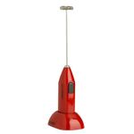 Aerolatte 045RD Milk Frother with Stand, Stainless Steel, Red