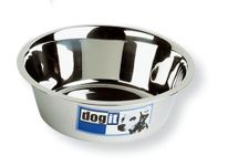 Dogit Stainless Steel Dog Bowl, Large-1.5-Liter (50-Ounce), M (Pack of 1)