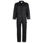 Fort Men's Overall's 366 Zip Front Coverall, Black, 40 Inches