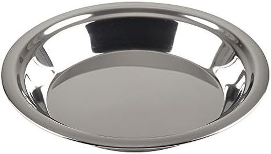 Lindy's Stainless Steel 9 inch Pie pan, Silver