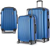 Wanderlite Luggage Set 3pcs Blue Tr