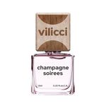 Vilicci Car Air Freshener, Champagne & Soirees Scent, Long Lasting Fragrance for Auto and Home, 1 Bottle of Car Perfume