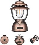 OLIGHT Olantern Classic 2 Pro Camping Lantern, 300 Lumens LED Rechargeable Lantern Flashlight with Dual Light Sources for Hurricane, Emergency, Hiking, Power Outages, Home Decor (Vintage Copper)