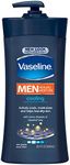 Vaseline Men's Cooling Hydration Body Lotion, 24.5-ounce Bottle