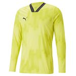 PUMA Men's Teamtarget Goal Keeper Long Sleeve Jersey, Fluo Yellow, Large