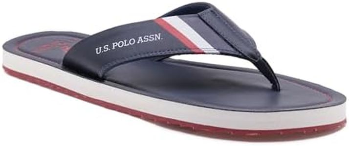 U.S. POLO ASSN. Mens Patt 3.0 Slipper - (Uk8) (Us9) (2Fd24994N01),navy