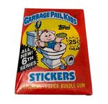 1986 Topps Garbage Pail Kids Original 6th Series 6 OS6 Unopened Pack GPK