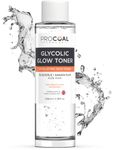 Glycolic Glow Toner with Vitamin C & Aloe Vera by Procoal - Pore Minimizer, Brightening & Exfoliating Skin Toner for Face, Glow Tonic for Face, 100% Recyclable Packaging, Vegan, Made in UK