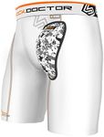 Shock Doctor Compression Short Cup Supporter with AirCore Soft Cup, Adult & Youth