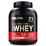 Optimum Nutrition Gold Standard Whey Protein Powder, Cookies and Cream, 71 Servings, 2.27kg