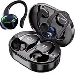 AOTONOK Wireless Earbuds, Bluetooth 5.3 Headphones, Wireless Earphones HiFi Stereo Sound with Mic, Dual LED Display, Headsets for Sport, Running