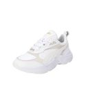 Puma Womens Cassia Lux White-Alpine Snow-Gold Sneaker - 6 UK (39783701)