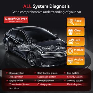 iCarsoft CR Pro+ OBD2 Scanner – Professional Car Diagnostic Tool