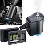 Smart Car Air Freshener Air Freshener Diffuser,Rechargeable Car Aroma Diffuser with 3 Levels of Adjustable Intelligent Car Diffuser with 3 Bottles Essential Oil(Cologne)