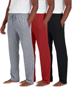 3 Pack: Mens Big and Tall Pajama Pants Cotton Super Soft Pajamas for Men Flannel Bottoms Fleece Buffalo Plaid Pj Gifts Lounge Plus Size Sleepwear Christmas Pijamas para Hombres Woven- Set 6, 3X