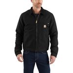 Carhartt Men's Relaxed Fit Duck Blanket Lined Detroit Jacket, Black, M