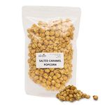 Joe & Sephs Caramel Popcorn (1 x 335g) Suitable for Vegetarians Handmade in UK, Gluten Free, Salted, Bulk Party Pack