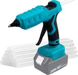 Mellif 100W Hot Glue Gun Cordless for Makita Battery 18V L li-ion Battery Powered Full Size 11mm Sticks (Tool Bare, No Battery,No Charger)…