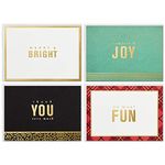 Hallmark Boxed Christmas Cards Assortment with Organizer Box and Dividers (4 Designs, 24 Cards with Envelopes)