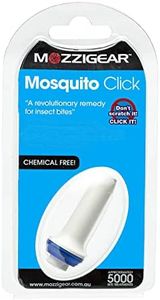 Mozzigear Mosquito Click - Up to 5000 Bites - Reduce Itching and Swelling of Mosquitoes, Sandflies, Bug, and Insect Bites - Bee/Wasp Sting Relief - Portable for Kids and Adults – Chemical Free