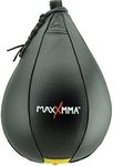 MaxxMMA Speed Bag, Boxing Ball, Perfect for MMA, Muay Thai, Punching, Martial Arts - Size L (10" x 7")