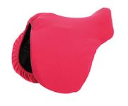 Shires Fleece Saddle Cover in Pink One Size