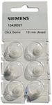 Siemens Click Dome 10mm Closed For RIC Hearing Aids - 6 Domes Each by SIEMENS