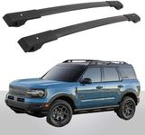 EZREXPM Cross Bar Roof Rack Fit for Ford Bronco Sport ON Road 2021-2023 Base & 2021-2024 Big Bend & 2021 Outer Banks & 2023 Heritage Edition & 2024 Heritage& 2024 Free Wheeling Crossbar Cargo Bar