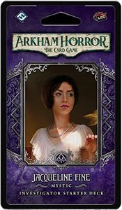 Fantasy Flight Games Arkham Horror The Card Game Jacqueline Fine Starter Deck - Unleash Mystic Powers! Lovecraftian Cooperative Living Card Game, Ages 14+, 1-4 Players, 1-2 Hour Playtime, Made