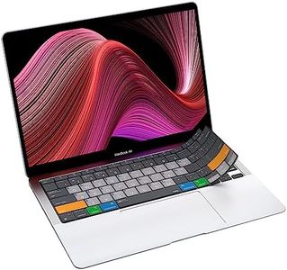 JCPAL macOS Shortcuts Keyboard Cover Protector Skin Silicone US ANSI Layout Compatible with MacBook Air 13-inch M1 2020 A2337, MacBook Air Retina 13-inch Intel-Based 2020 A2179