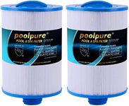 POOLPURE Spa Filters for Hot Tub, Replacement for Unicel 6CH-940, Pleatco PWW50P3, PWW50-P3, Filbur FC-0359, Waterway Plastics 817-0050, 25252, 378902, 03FIL1400, 2 Pack