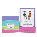 Positive Affirmation Cards for Kids | Set of 40 Cards | Vibrant & Attractive Design | Durable Box Packing | Ages 0-99 | Positive Affirmations for Motivation, Self Confidence & Emotional Resilience