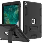 Puxicu Case for iPad Pro 12.9 Case 2017/2015 (Old Model,1st & 2nd Gen), Heavy Duty Rugged Protective, Cover for iPad Pro 12.9" (Model: A1584 A1652 A1670 A1671), Black